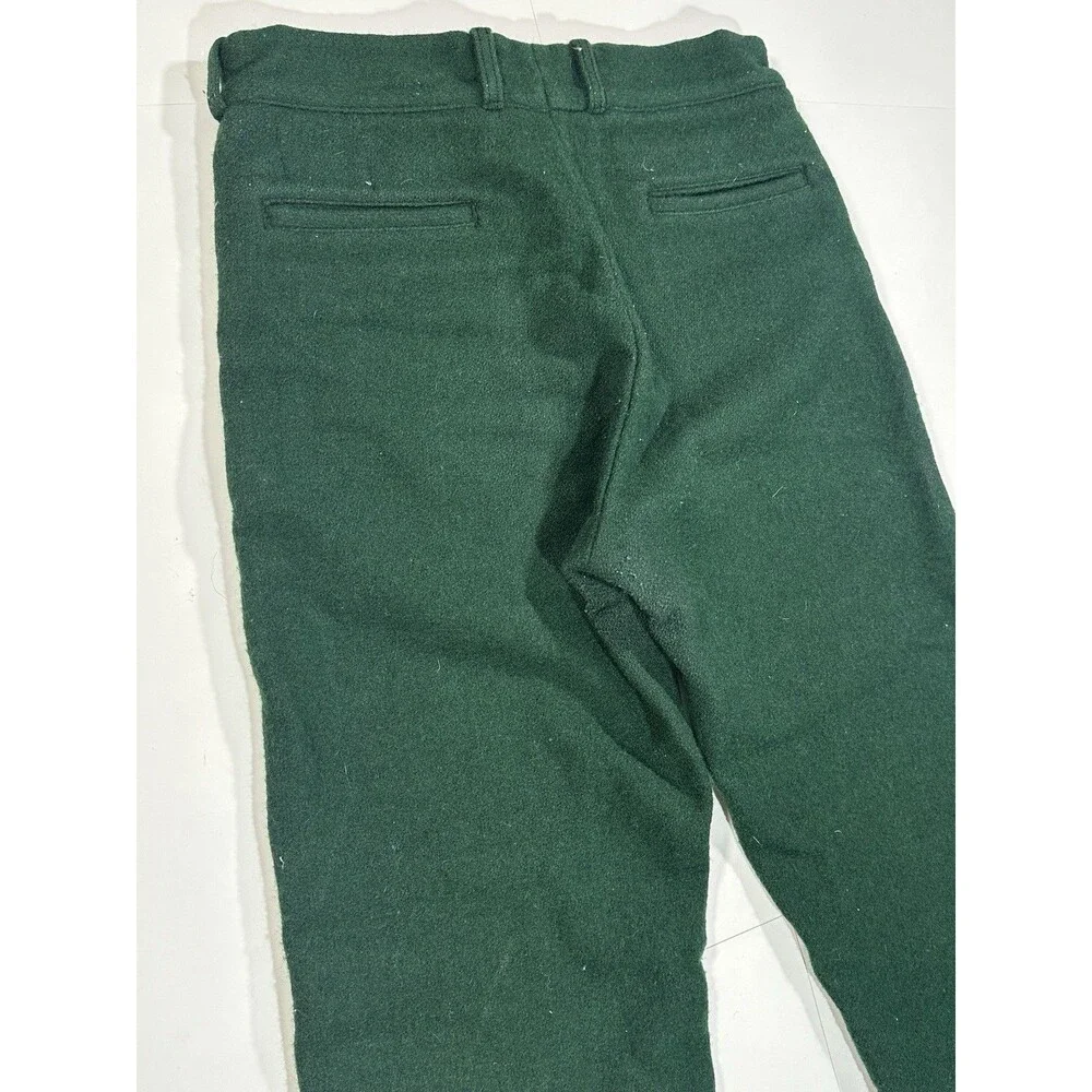 Vintage 60s 70s Kittery Trading Post Heavy Wool Hunting Pants Forest Green 30x36